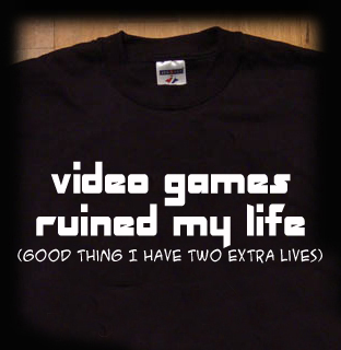VIDEO GAMES T SHIRT
